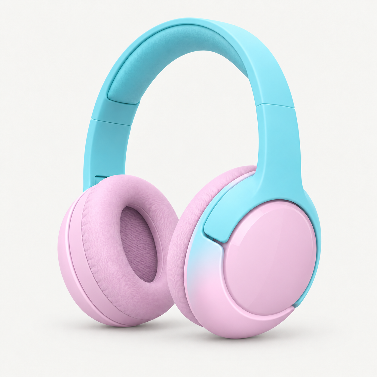 Colorful children's headphone development example