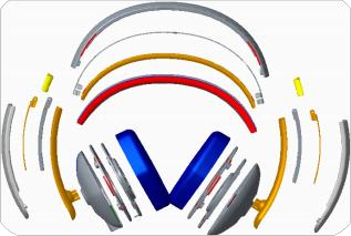 Headset structure design